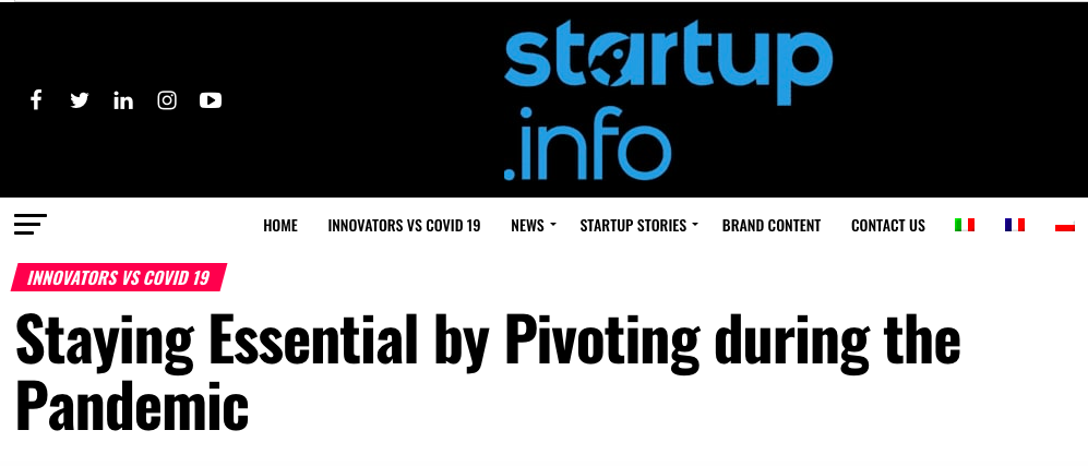 Staying Essential by Pivoting during the Pandemic  – startup.info