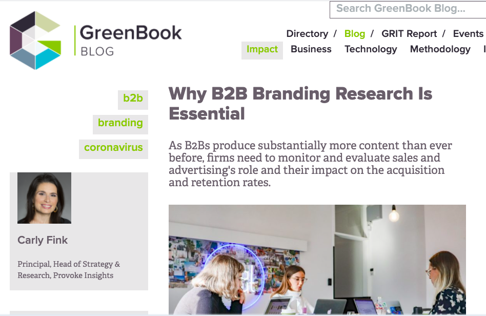 Why B2B Branding Research Is Essential – GreenBook