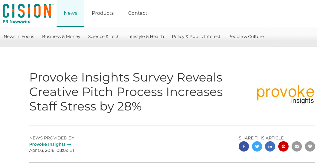 Provoke Insights Survey Reveals… – PR Newswire