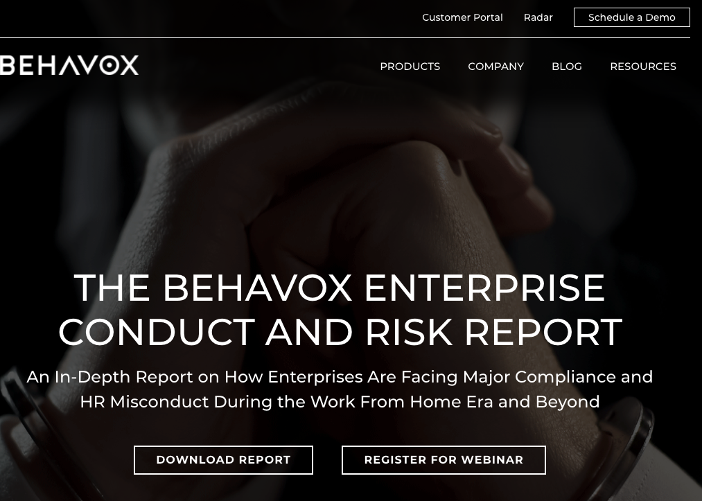 The Behavox Enterprise Conduct and Risk Report – Behavox