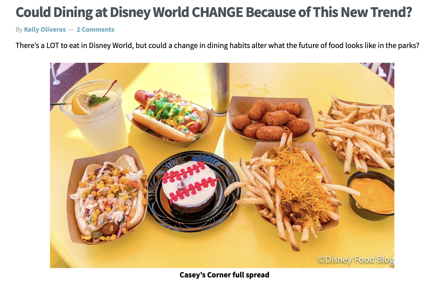Could Dining at Disney World CHANGE Because of This New Trend?