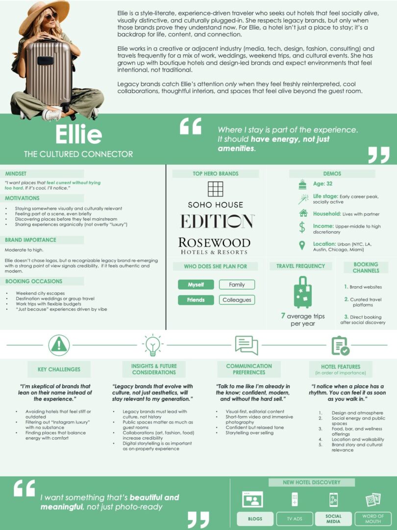 customer persona developed from segmentation research